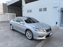 HONDA ACCORD 2.4TECH TOP 2013 สีเทา เบาะหนังปรับไฟฟ้า LANE WATCH มีกล้องหลัง พร้อมใช้งานได้เลย