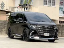2024 TOYOTA NEW ALPHARD, 2.5 Z TOP 4WD สีดำ ตัวท็อปสุด เครื่องยนต์เบนซิน ขับ4