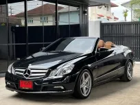 2011 Mercedes-Benz E-Class 1.8 E250 CGI Cabriolet รถบ้านแท้ ไมล์น้อย 
