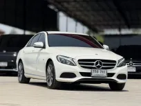 2018 BENZ C-CLASS, C350e AVANTGARDE โฉม W205 ปี14-22 Plug-in Hybrid สีขาว