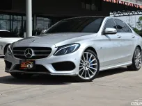 Benz C350e 2.0 W205 AMG Dynamic 2018 รถบ้านออกศุนย์ไมล์เพียง 1 หมื่นกว่าโล ชุดแต่งศูนย์รอบคัน