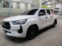 2024 TOYOTA REVO DOUBLE CAB 2.4 ENTRY  เกียร์ธรรมดา สีขาว วิ่ง 6,327 กม.  รถสวยสภาพใหม่ ฟรีดาวน์
