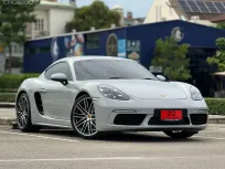 Porsche 718 Cayman 2.0 PDK AT สีเทาเครยอน สีพิเศษ หายาก ไมล์ 4หมื่นโลแท้ ออฟชั่นเต็ม 