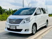 2012 Toyota ALPHARD 2.4 รถตู้/MPV รถบ้านแท้ ไมล์น้อย 