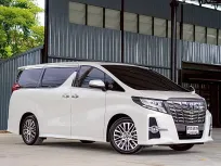 2015 Toyota ALPHARD 2.5 รถตู้/MPV ออกรถ 0 บาท รถบ้านไมล์น้อย มือเดียวป้ายแดง เจ้าของขายเอง 