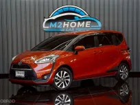 TOYOTA SIENTA 1.5 V AT ปี 2018 สีส้ม