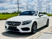 2017 Mercedes-Benz C-Class 2.0 C300 Cabriolet Cabriolet ไมล์น้อย สภาพป้ายแดง 