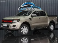 FORD RANGER OPEN CAB 2.2 XLT HI-RIDER AT ปี 2013 จด 2014 สีน้ำตาล