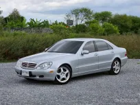 MERCEDES-BENZ S500 Long Wheel Base (V8) [W220] Facelift ปี 2003 ลูกค้าเดิมดูแลถึง เก็บงานมาหมดแล้ว