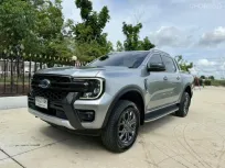 Ford Ford Ranger Wildtrak 2.0 Bi-Turbo 6AT ปี 2022จด2023 สีเทา