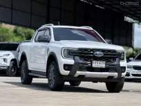2022 FORD RANGER, 2.0 BI-TURBO WILDTRAK โฉม HI-RIDER DOUBLE CAB สีขาว