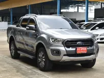 Ford Ranger 2.0 Wildtrak  สีเทา เกียร์ออโต้ ปี 2019