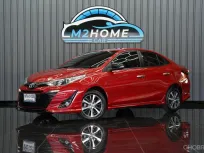 TOYOTA YARIS ATIV 1.2 High CVT AT ปี 2019 จด 2020 สีแดง