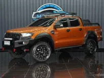 FORD RANGER DOUBLE CAB 3.2 Wildtrak 4x4 AT ปี 2015 จด 2016 สีส้ม