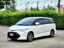 Toyota Estima 2.4 Aeras Premium 2017 วิ่งน้อย 90,000 กม. สีขาวสวย 