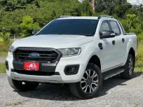 FORD RANGER 2.0 TURBO WILDTRAK HI-RIDER สี่ประตู ปี2019(mnc) AT 10SPEED สีขาว