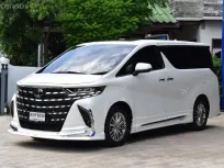 Toyota Alphard 2.5 Hybird ปี 2021 วิ่ง 5x,xxx km สีขาว เครื่องยนต์ Hybird ประหยัดน้ำมัน ชุดแต่ง Part