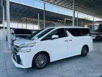 TOYOTA VELLFIRE 2.5 ZG EDITION ปี 2015 รถสวย มือแรกออกห้าง ไมล์น้อย TOP สุด รับประกันตัวถังสวย