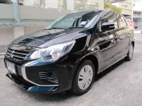 2024 MITSUBISHI MIRAGE 1.2 ACTIVE เกียร์AUTO สีดำ พวงมาลัยมัลติ DVD วิ่งน้อย 16,348 กม.รถสวยสภาพใหม่