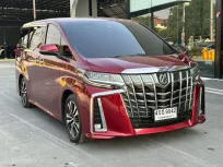 2020 TOYOTA ALPHARD 2.5 SC PACKAGE TOPสุด สีแดง