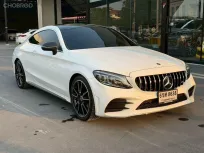 2019 BENZ C200 COUPE AMG DYNAMIC สีขาว