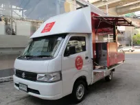 2025 SUZUKI CARRY 1.5 สีขาว เกียร์ธรรมดา แต่ง FoodTruck พร้อมใช้งาน เดินไฟฟ้า + อ่างล้างน้ำ