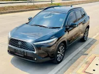 รถมือเดียว ป้ายแดง ไมล์แท้ ฟรีดาวน์ TOYOTA CROSS 1.8 HYBRID PREMIUM SAFETY TOP 2020