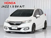 Honda JAZZ 1.5SV  i-VTEC รถเก๋ง 5 ประตู รถสภาพดี มีประกัน