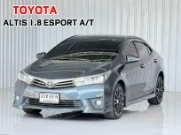 ตัวท๊อป ESport Toyota COROLLA 1.8 ESPORT รถเก๋ง 4 ประตู 