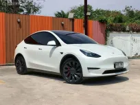 Tesla Model Y Performance AWD  Dual Motor Top ปี 2024 สีขาว Option ล้นๆ