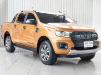 FORD RANGER 2.0 BI-TURBO WILDTRAK 4WD ปี 2019 สีส้ม