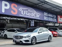 ฟรีเงินดาวน์ ดีเซลล้วนๆไม่มีไฮบริด รุ่นAMG ไมล์น้อย Mercedes-Benz E300 BluetecHybrid (W212) ปี 2015