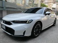 2025 HONDA CIVIC eHEV 2.0 EL+ AUTO สีขาวมุก ปุ่มSTART พวงมาลัยมัลติ