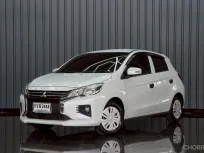 #MITSUBISHI MIRAGE 1.2 ACTIVE CVT AT ปี 2024 สี ขาว ไมล์ 10,000 กม.