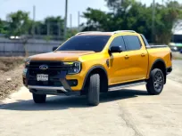 FORD RANGER WILDTRAK 2.0 BT-TURBO 4WD AT ปี 2022 สีเหลือง
