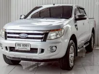 FORD RANGER 2.2 XLT เกียร์AT ปี 2015 สีเทา โฉม HI-RIDER DOUBLE CAB