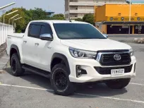  รถบ้านแท้ Toyota Hilux Revo Double cab 2.4 E Plus Prerunner เกียร์ Auto สีขาว ปี 2018 จด 2018 