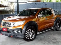 NISSAN NAVARA NP300 2.5 สี่ประตู CALIBRE EL TOP A/T ปี2017 สีส้ม