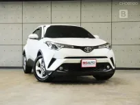 2018 Toyota C-HR 1.8 Mid SUV AT ไมล์แท้ 5 หมื่น (Full Option) สีขาวมุก White Pearl Crystal B1251
