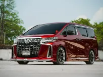 Toyota Alphard 2.5 SC Package ปี 2021 สีแดงสะดุดตา ภายในกว้าง เบาะมิกกี้เม้าส์ นั่งสบาย