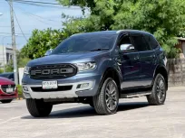 2018 FORD EVEREST, 2.0 TURBO TITANIUM PLUS สีเทา เกียร์ออโต้ ขับ2 ไมล์แท้ คู่มือบุ๊คเซอร์วิสครบ