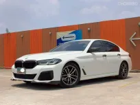 BMW 520d M sport Lci Top ปี 2021 แท้ สีขาว 