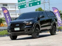 2021 FORD RANGER, 2.2 XL+ SPORT โฉม HI-RIDER OPEN CAB สีดำ เกียร์ธรรมดา เครื่องดีเซล มือเดียวป้ายแดง