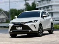 2021 TOYOTA HARRIER, 2.5 HYBRID G โฉม ปี20-ปัจจุบัน สีขาว เครื่องเบนซิน/ไฮบริด ไมล์แท้ คู่มือครบ