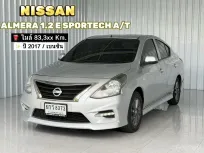รถมือเดียว Nissan Almera 1.2 E SPORTECH รถเก๋ง 4 ประตู 