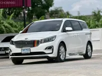 2020 KIA GRAND CARNIVAL, 2.2 LX โฉม ปี14-21 สีขาว เกียร์ออโต้ มือเดียวป้ายแดง ไมล์แท้