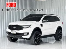 รถบ้าน 7 ที่นั่ง  Ford Everest 2.0Sport Turbo SUV รถสภาพดี มีประกัน