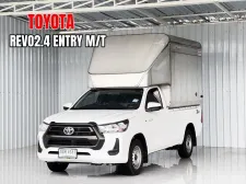 รถมือเดียว Toyota Hilux Revo 2.4Entry รถกระบะ ตอนเดียว ตู้ทึบ ฟรีดาวน์