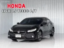 รถมือเดียว โฉม FK Honda CIVIC 1.5TURBO i-VTEC  รถเก๋ง 5 ประตู รถบ้านแท้