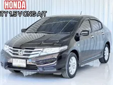 รถบ้าน Honda CITY 1.5 V เบนซิน CNGแก๊ซโรงงาน รถเก๋ง 4 ประตู ฟรีดาวน์